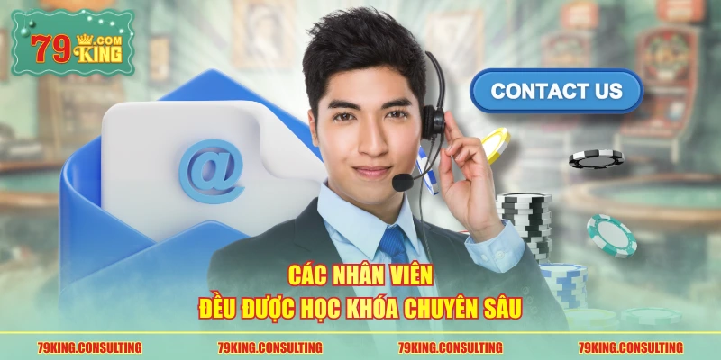 Các nhân viên đều được học khóa chuyên sâu