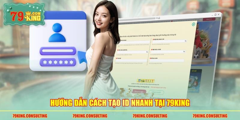 Hướng dẫn cách tạo ID nhanh tại 79king
